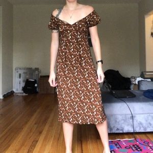 Floral midi dress